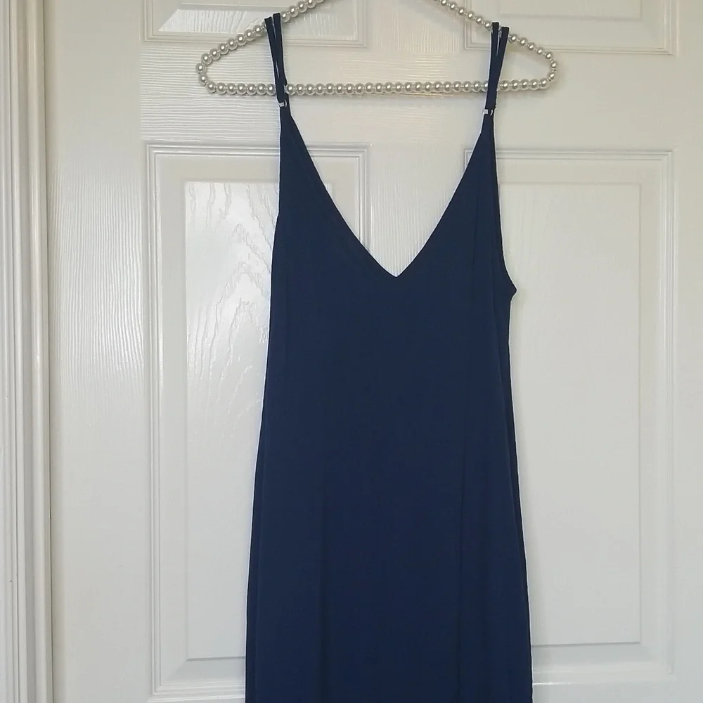 Lovestitch Navy Blue Weekend Mila Sleeveless Maxi Dress Size Small Medium - Picture 7 of 12